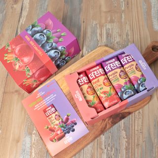 [롯데칠성] 야채듬뿍 더'진한 [롯데칠성] 야채는 이제 COLORFULL! 야채듬뿍  더 진한 레드 4개 +퍼플 4개 (총 8개) — 5점을 준 리뷰어가 2023년 6월 올린 사용 사진