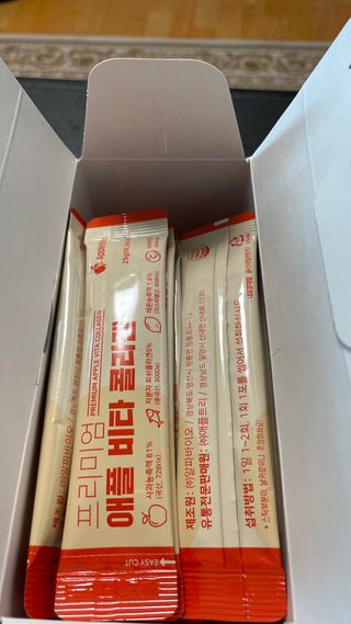 소담스퀘어 상암 [애플트리] 프리미엄 애플 비타 콜라겐 — 5점을 준 리뷰어가 2022년 12월 올린 사용 사진