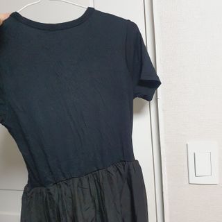 다운블로우 ~플레어 레이어드 민소매 드레스 봄 여름 가을 슬리브리스 반팔 롱 원피스 — 5점을 준 리뷰어가 2025년 6월 올린 사용 사진