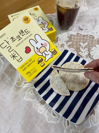 네이처오다 달칩 초코샌드 — 5점을 준 리뷰어가 2021년 1월 올린 사용 사진