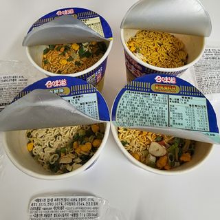 NISSIN 닛신 컵누들  4종 - 씨푸드오리지날, 씨푸드 스파이시, 씨푸드 커리, 씨푸드 XO소스 — 5점을 준 리뷰어가 2022년 3월 올린 사용 사진