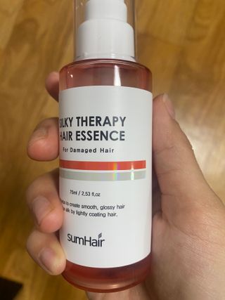 썸헤어 / SUMHAIR 썸헤어 실키 테라피 헤어 에센스 — 4점을 준 리뷰어가 2021년 5월 올린 사용 사진