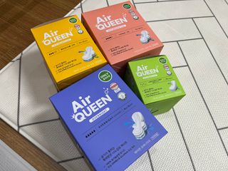 에어퀸 뉴브레스 유기농 생리대 4종 (팬티라이너 20P + 중형 10P + 대형 10P + 오버나이트 8P)_체험단 — 5점을 준 리뷰어가 2024년 5월 올린 사용 사진