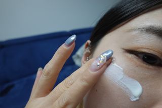 바노바기 코스메틱 바노바기 밀크씨슬 리페어 시카 선스크린 플러스 50ml — 5점을 준 리뷰어가 2023년 1월 올린 사용 사진