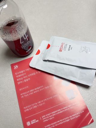 클린24시간 1BOX(5포) + 전용보틀(500ml) — 5점을 준 리뷰어가 2022년 9월 올린 사용 사진