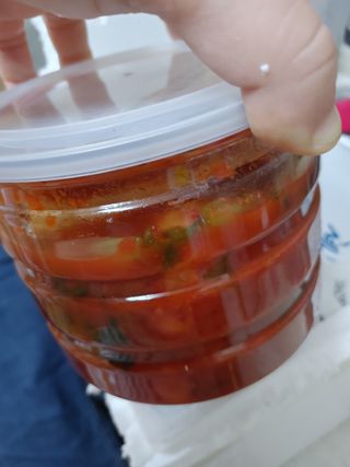 셰프애찬 알타리김치 총각김치 1kg — 5점을 준 리뷰어가 2022년 10월 올린 사용 사진