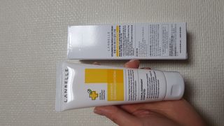 랑벨 비타 에너지 잡티 크림 75ml (피부 속 기미완화크림) — 4점을 준 리뷰어가 2022년 5월 올린 사용 사진