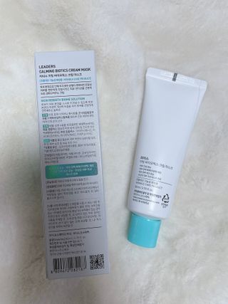 리더스코스메틱 리더스 카밍 바이오틱스 크림 마스크 — 5점을 준 리뷰어가 2021년 3월 올린 사용 사진