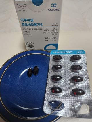 메디포스트 모비타 아쿠아셀 엔초비오메가3 60캡슐 — 5점을 준 리뷰어가 2022년 12월 올린 사용 사진