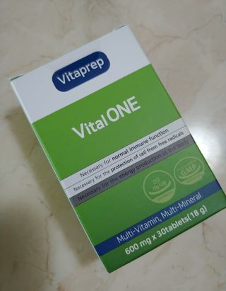 뉴트리션팩토리 비타프렙 바이탈원 종합비타민 멀티비타민 600mg — 5점을 준 리뷰어가 2021년 10월 올린 사용 사진