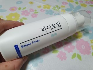 [바이로담] 저자극 약산성버블 폼 폼클렌징 150ml — 5점을 준 리뷰어가 2021년 3월 올린 사용 사진