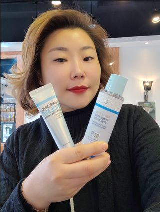조아산코스메틱 승비 에센스 프리아포 오리엔탈 허브 크림 + 승비 에센스 프리아포 오리엔탈 허브 스킨 SET — 5점을 준 리뷰어가 2021년 11월 올린 사용 사진