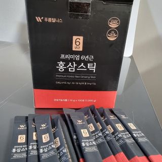 [푸름웰니스] 프리미엄 6년근 홍삼스틱 3mg x 100포 — 5점을 준 리뷰어가 2022년 2월 올린 사용 사진