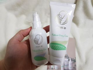 mom e 맘이 내추럴 베이비 케어 크림+바디오일 — 5점을 준 리뷰어가 2021년 1월 올린 사용 사진