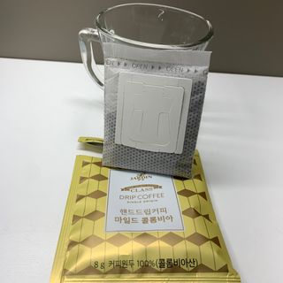 (주)쟈뎅 쟈뎅 클래스 핸드 드립 커피 10P 2종_디카페인 1종+랜덤 플레이버 1종 — 5점을 준 리뷰어가 2021년 4월 올린 사용 사진