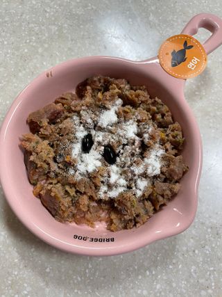 씨디랩 장 건강과 구강 건강을 한 번에 더블락토 강아지 고양이 유산균 — 5점을 준 리뷰어가 2021년 1월 올린 사용 사진