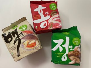 [풀무원] 자연은맛있다 정면, 백면, 홍면  세트 — 5점을 준 리뷰어가 2021년 4월 올린 사용 사진