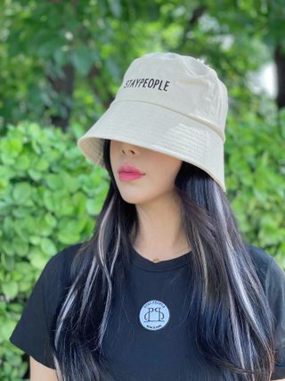 [스테이피플] STAYPEOPLE BUCKET HAT (IVORY) — 5점을 준 리뷰어가 2022년 9월 올린 사용 사진