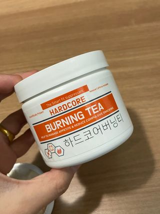 뉴트리션팩토리 하드코어버닝티 오리지널 — 5점을 준 리뷰어가 2021년 8월 올린 사용 사진