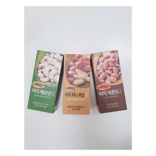 짜먹는 이지견과 짜먹는 이지아몬드, 짜먹는 이지허니피넛, 짜먹는 이지캐슈넛 각 10g X  10포 — 5점을 준 리뷰어가 2021년 2월 올린 사용 사진