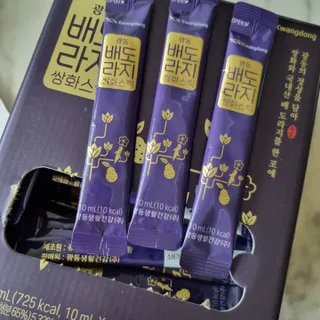 광동생활건강 나우 [광동] 배도라지 쌍화스틱 10mL x 100포 — 4.5점을 준 리뷰어가 2022년 12월 올린 사용 사진