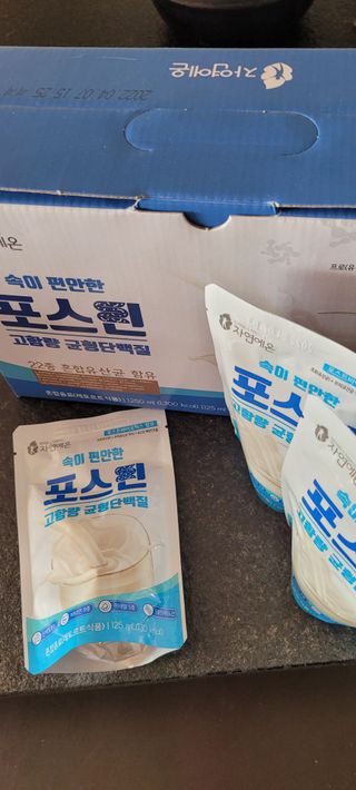 자연에온 마시는 프로틴 고함량 균형단백질 음료 포스틴 125ml 10개입 1BOX — 5점을 준 리뷰어가 2021년 4월 올린 사용 사진