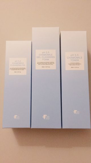페브유 / FABYOU 페브유 pH5.5 캐모마일 젤 클렌징 폼 + 클렌징 오일 + 토너 3종 세트 — 5점을 준 리뷰어가 2021년 6월 올린 사용 사진