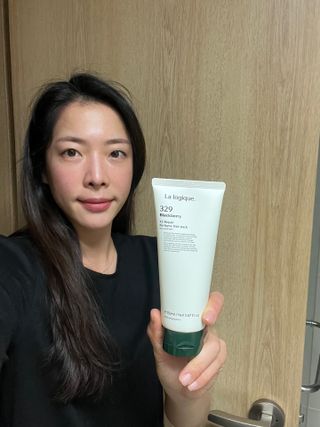 라로지크 X3 리페어 퍼퓸 헤어팩 150mℓ — 5점을 준 리뷰어가 2021년 12월 올린 사용 사진