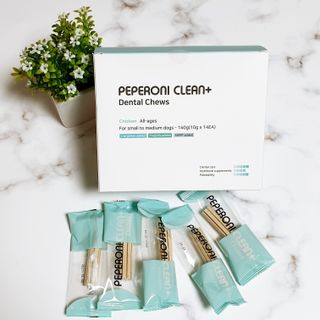 페페로니 클린플러스 덴탈치킨껌 10g x 14p — 3점을 준 리뷰어가 2021년 7월 올린 사용 사진