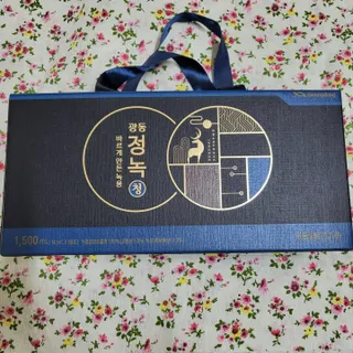광동생활건강 [광동] 바르게 만든 녹용, 광동정녹청 30포. — 5점을 준 리뷰어가 2022년 1월 올린 사용 사진
