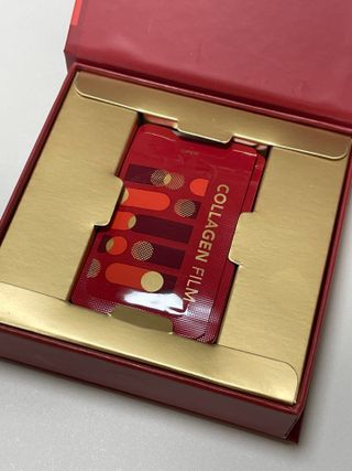 프리마인 귀족의 콜라겐, 92배 흡수율. 럭셔리 프리미엄 셀라브 콜라겐필름 30매 — 3.5점을 준 리뷰어가 2021년 10월 올린 사용 사진