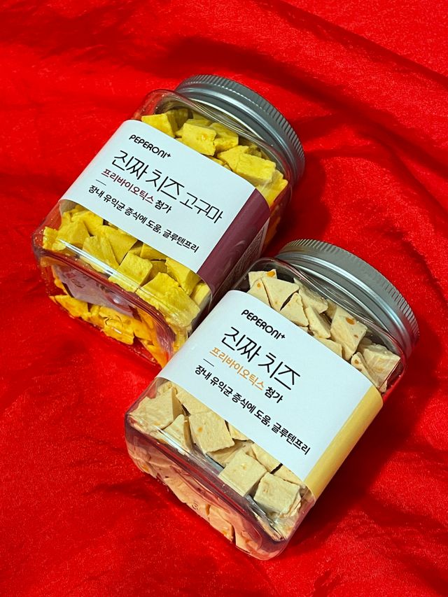 페페로니 진짜 프리바이오틱스 치즈+치즈고구마 180g+180g 리뷰 사진