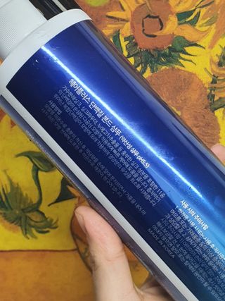 헤어플러스 단백질탈모샴푸 500ml+단백질본드앰플 145ml — 5점을 준 리뷰어가 2021년 3월 올린 사용 사진