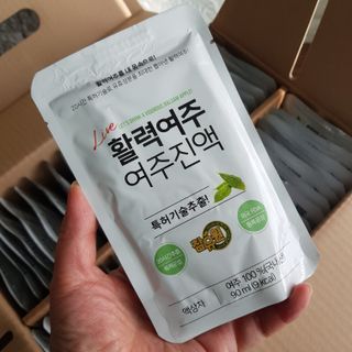 참유원 특허제조 활력 여주진액 여주즙 50포 — 4.5점을 준 리뷰어가 2022년 1월 올린 사용 사진