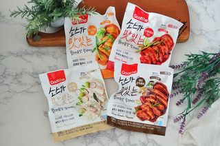 굽네몰 [굽네] 소스가 맛있는 닭가슴살 슬라이스 4종 — 5점을 준 리뷰어가 2021년 5월 올린 사용 사진