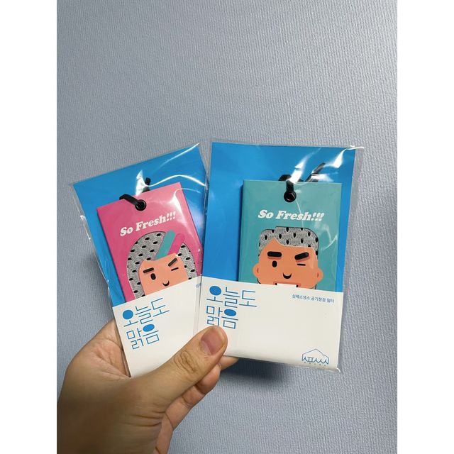 [오늘도맑음] 차량용 악세사리 공기청정필터 이태리산 자동차용품 내부꾸미기 리뷰 사진