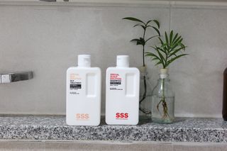 트리플에스 탈모 샴푸 275ml + 실크 트리트먼트 275ml — 4.5점을 준 리뷰어가 2021년 2월 올린 사용 사진