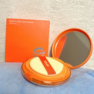 광동생활건강 MF[광동] 비타500✨주름개선·미백·SPF50+🌞퍼펙트쉴드 빅 선쿠션 본품 — 5점을 준 리뷰어가 2024년 5월 올린 사용 사진