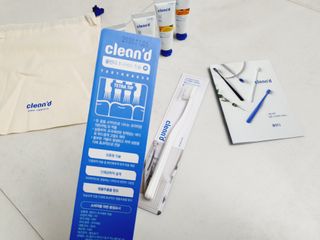 주식회사 클린디 [클린디] 파우치에 쏙 넣어 밖에서도 치아건강🦷 챙기기 [맞춤 칫솔 + 치약  + 파우치 구성] — 5점을 준 리뷰어가 2022년 1월 올린 사용 사진