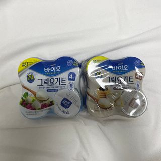 매일바이오 그릭요거트 오리지널 플레인 4개, 로스터리 커피믹스 4개 — 3.5점을 준 리뷰어가 2021년 12월 올린 사용 사진