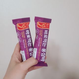 씨알푸드 건강기능식품 6년근 홍삼 함유, 바로먹는 홍삼바 30g 12개입 — 5점을 준 리뷰어가 2022년 3월 올린 사용 사진