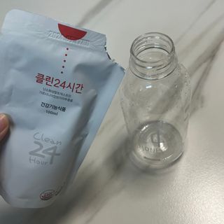 클린24시간 1BOX(5포) + 전용보틀(500ml) — 5점을 준 리뷰어가 2023년 6월 올린 사용 사진