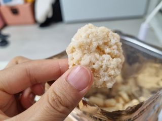 미즈꼬레아 치즈맛 누룽지크리스피 — 5점을 준 리뷰어가 2022년 3월 올린 사용 사진