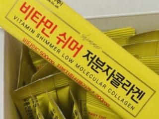 자연에온 경남제약 비타민 쉬머 저분자콜라겐 20g x 30포 — 5점을 준 리뷰어가 2021년 12월 올린 사용 사진