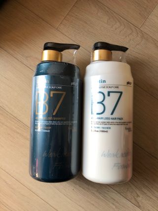 [포레스트스토리] B7 안티 헤어로스 샴푸1,000ml + 헤어팩 1,000ml — 5점을 준 리뷰어가 2021년 3월 올린 사용 사진