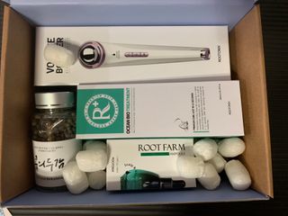 루토닉스 믿쓰박스 볼륨부스터 두피 홈케어 솔루션 — 5점을 준 리뷰어가 2021년 12월 올린 사용 사진