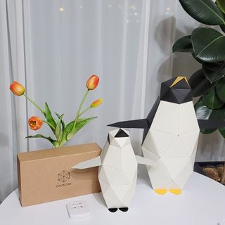 [폴리곤즈] 허들린 패밀리 DIY 블록 세트 (허들린 펭귄 블록+미니허들린 펭귄 블록) — 5점을 준 리뷰어가 2022년 4월 올린 사용 사진