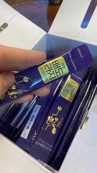 광동생활건강 나우 [광동] 배도라지 쌍화스틱 10mL x 100포 — 5점을 준 리뷰어가 2023년 2월 올린 사용 사진