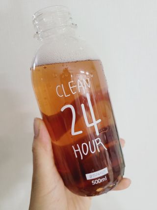 클린24시간 1BOX(5포) + 전용보틀(500ml) — 5점을 준 리뷰어가 2023년 7월 올린 사용 사진