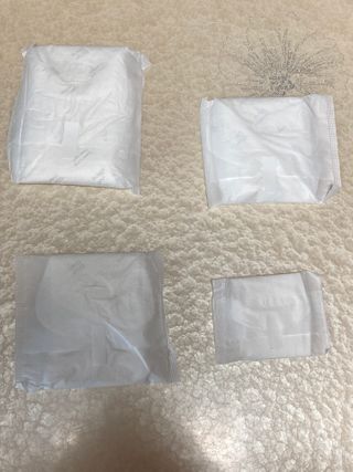 블루블루 유기농 순면 커버 생리대 — 4점을 준 리뷰어가 2021년 1월 올린 사용 사진